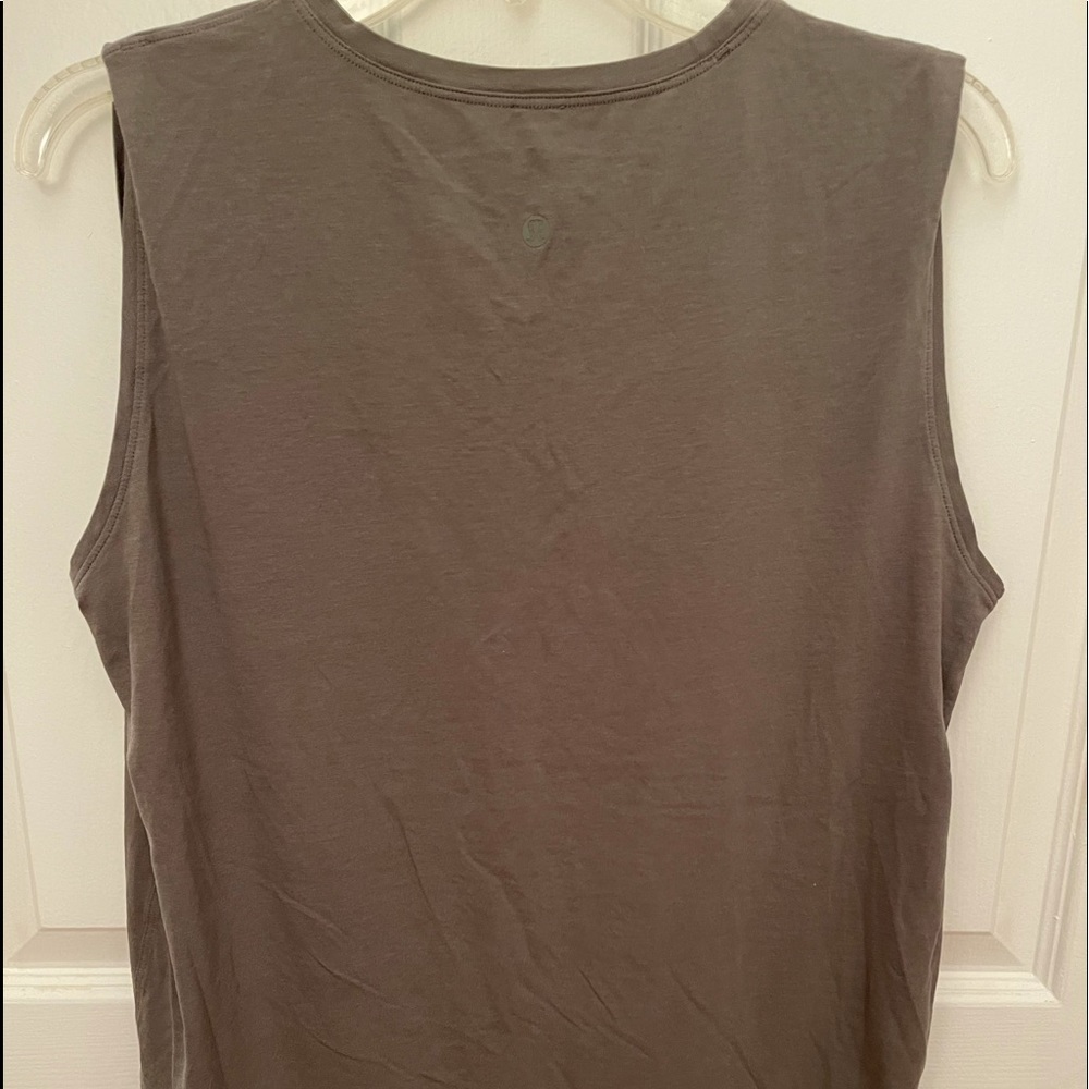 Lululemon army green muscle tank top!